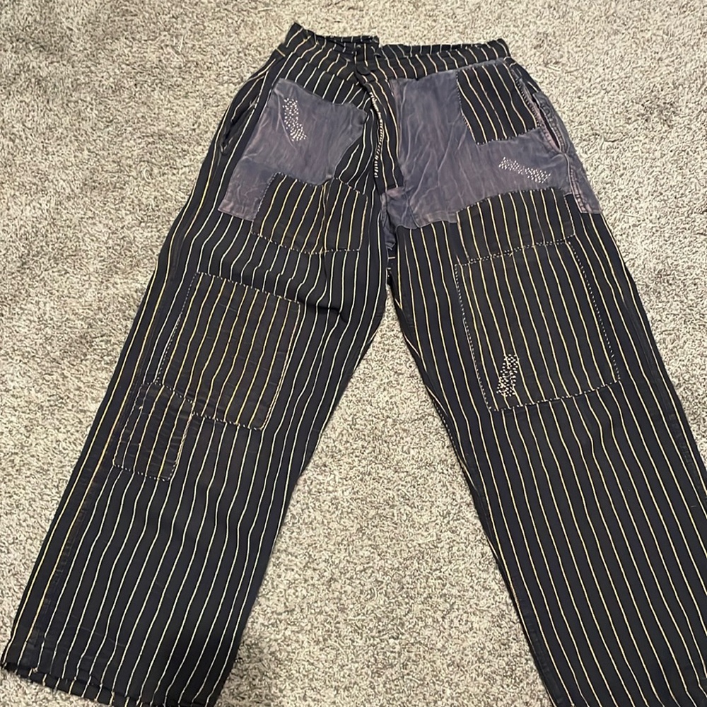 Magnolia Pearl striped pants with buttons